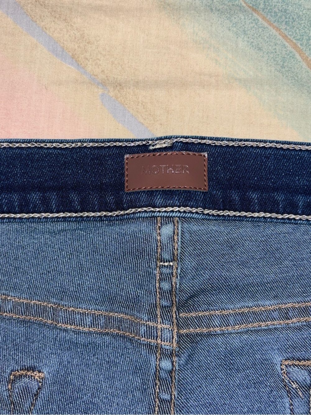 MOTHER The Outsider Ankle Uncharted Waters jeans Womens Size 34 - Picture 3 of 10